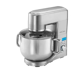 ProfiCook KM 1096 szary / robot kuchenny / 1500W / regulacja prędkości / 10L / ramię obrotowe / miska ze stali nierdzewnej 