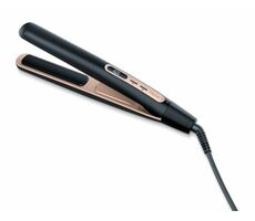 BEURER HS 100 czarny / prostownica do włosów / 120-220°C / LCD  