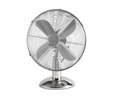 ProfiCare VL 3063 srebrny / Wentylator stołowy / 35W / Średnica 30 cm / 3 prędkości / Oscylacja