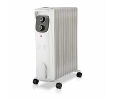 Haeger ELAN 11 / Elektryczna chłodnica oleju / 11 żeber / 2500W / 3 poziomy grzania / Termostat / Koła