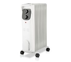 Haeger ELAN 9 / Elektryczna chłodnica oleju / 9 żeber / 2000W / 3 poziomy grzania / Termostat / Koła