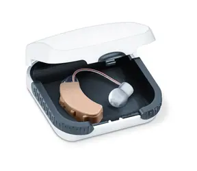 BEURER HA 50 beżowy / Wzmacniacz słuchu / 100 do 6000 Hz / Wzmocnienie 40 dB