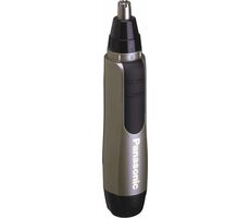 Panasonic ER 412 N501 czarno-srebrny / maszynka do włosów / uszu i nosa / zdejmowana głowica / 1x bateria AA