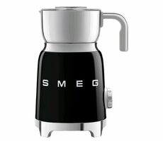 SMEG MFF11BLEU czarny / Spieniacz do mleka / 500 W / 500 ml / 6 ustawień