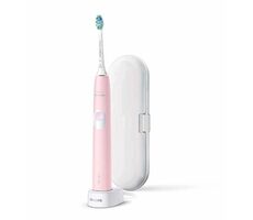 Philips HX6806/03 biało-różowy / Szczoteczka soniczna / 62 000 wibracji / 1 tryby / timer / 1 głowica 