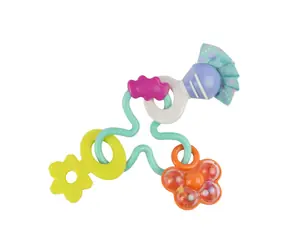 Playgro - Grzechotka z gryzakami pastel / plastelina / 3m+