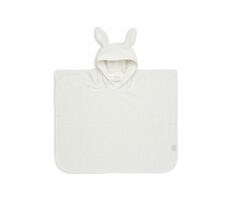 Jollein Ręcznik kąpielowy Ponczo Ivory / 60 x 65 cm / od 12 miesięcy do 4 lat