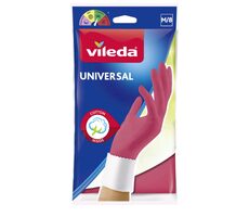 Vileda Universal (rozmiar M) / Rękawice ochronne do sprzątania / wykończenie antypoślizgowe / 1 para