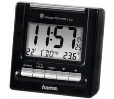 HAMA RC200 / budzik cyfrowy / sterowany sygnałem radiowym