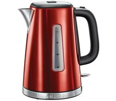 Russell Hobbs Luna Solar Red 23210-70 czerwony / Czajnik elektryczny / 2400W / 1,7L / stal nierdzewna