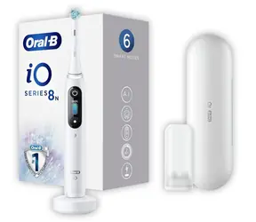 Oral-B iO Series 8 biała / oscylacyjna|rotacyjna szczoteczka do zębów / 5 trybów