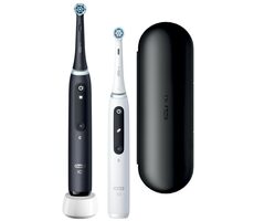 Oral-B iO Series 5 Duo biały | czarny / oscylacyjna | szczoteczka obrotowa / 5 trybów