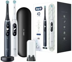 Oral-B iO Series 7 Duo biały | czarny / oscylacyjna | szczoteczka obrotowa / 5 trybów