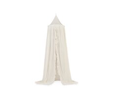 Jollein Baldachim NAD łóżeczko Vintage 245cm Ruffle Ivory