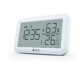 Airbi INDOOR - biały / Termometr i higrometr pokojowy