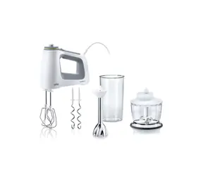 Braun HM 5137 WH / ubijaczka ręczna / 750W / 9 prędkości