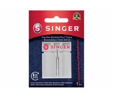 Singer Twin Stretch - 80/12 1szt / Podwójna igła / do rozciągania / po sprzedaży