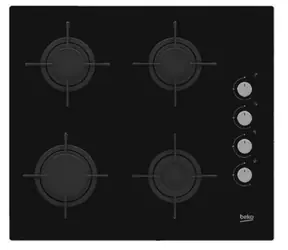 Beko HILG64120S czarny / Płyta gazowa / 4 płyty 
