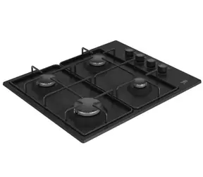 Beko HIBG64120SB czarny / Płyta gazowa / 4 płyty 