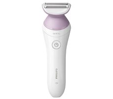 Philips 6000 series BRL136-00 biała / Golarka damska / 1 prędkość / wodoodporna / USB / 40 min