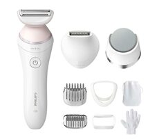 Philips BRL176-00 biała / Golarka damska / 2 prędkości / wodoodporna / USB / 120min