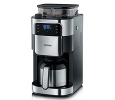 Severin KA 4814 / Przelewowy ekspres do kawy / 1000W / pojemnik 1 litr / młynek zintegrowany