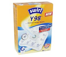 Worki do odkurzacza Swirl Y 98 MP PLUS AirSpace / tekstylne / uniwersalne / 4 szt