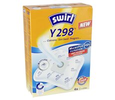 Worki do odkurzacza Swirl Y 298 (Y198) MP PLUS AirSpace / tekstylne / uniwersalne / 4 szt.