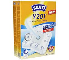 Worki do odkurzacza Swirl Y 201 MP PLUS AirSpace / tekstylne / uniwersalne / 4 szt