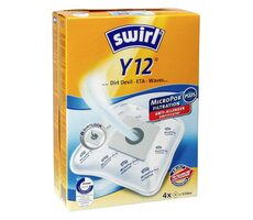 Worki do odkurzacza Swirl Y 12 MP PLUS Airpace / tekstylne / uniwersalne / 4 szt