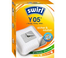 Worki do odkurzacza Swirl Y 05 MP PLUS AirSpace / tekstylne / uniwersalne / 4 szt