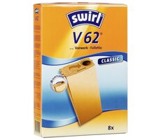 Worki do odkurzacza Swirl V 62 / papierowe / uniwersalne / 8 szt