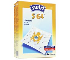Worki do odkurzacza Swirl S 64 / S 66 MP / tekstylne / uniwersalne / 4 szt. / po wyprzedaży