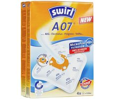 Worki do odkurzacza Swirl A 07 MP PLUS AirSpace / tekstylne / uniwersalne / 4 szt