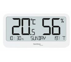 TechnoLine WS 9455 biały / temperatura / wilgotność / zegar / 1x CR2032