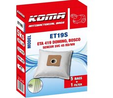 KOMA ET19S Worki do odkurzacza ETA Domino 1419 / 5 szt
