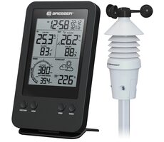 Bresser (7002531) Stacja pogodowa z profesjonalnym anemometrem 3 w 1