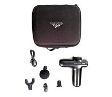 ETA PowerCare ETA166090000 czarny / Pistolet do masażu / 5 prędkości / 4 głowice
