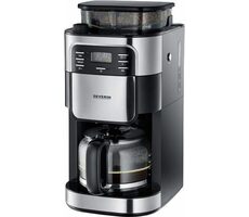 Severin KA 4810 srebrny / Przelewowy ekspres do kawy / 1000W / 1,25 l 