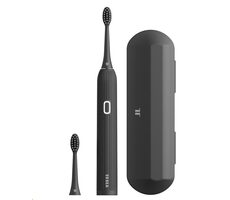 TESLA SMART Toothbrush Sonic TS200 Deluxe czarna / Elektryczna szczoteczka do zębów / 42000 wibracji / timer / 4 tryby