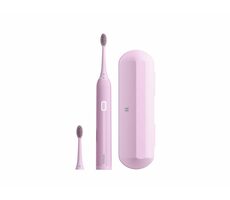 TESLA SMART Toothbrush Sonic TS200 Deluxe różowa / Elektryczna szczoteczka do zębów / 42000 wibracji / timer / 4 tryby