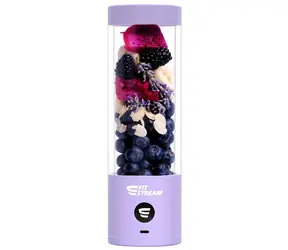 FitStream Pro Purple / Przenośny blender / Bateria 7,4 W / 0,38 l / 2000 mAh