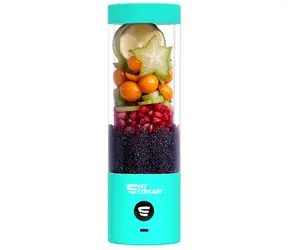 FitStream Pro niebieski / Przenośny blender / Bateria 7,4W / 0,38l / 2000mAh