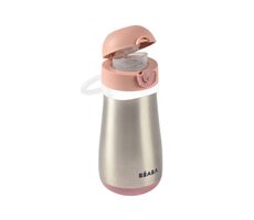 Beaba Kubek termoizolacyjny ze stali nierdzewnej 350ml różowy