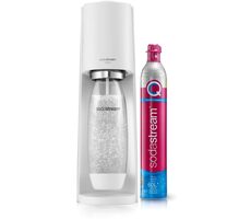 SodaStream Terra biały / Urządzenie do napojów gazowanych / bez BPA / 1x butelka 1 L / 1x gaz CO2