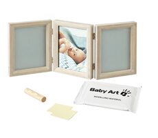Baby Art My Baby Touch Double Stormy / Ramka na zdjęcie oraz odcisk dłoni i stóp