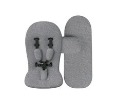 Zestaw startowy Mima Xari London Grey / podkładka z 5-punktowymi pasami i pokrowcem na nóżki oraz materac
