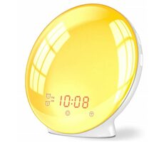 iQtech SmartLife TA001 / Budzik Wi-Fi z symulacją wschodu słońca i radiem FM