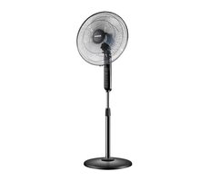 Noveen F450 czarny / Wentylator stojący / 45W / 3 prędkości / oscylacja / wysokość 105-130 cm