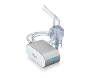 BEURER IH 58 biały / inhalator / ciśnienie 0,25 - 0,5 bar / akumulator 